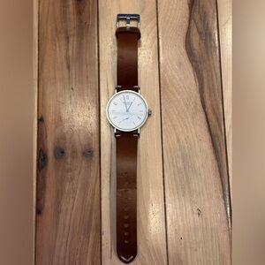 Rodina R005 Minimalist Watch with Genuine Leather Band and Automatic Movement